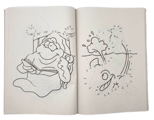 A4 Super Jumbo Children Dot To Dot Book Animals Fun Kids Activity Puzzle Book