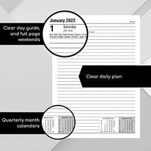 Load image into Gallery viewer, 2022 A5 Diary 2 Pages Per Day Classic Planner Casebound Office Desk Diaries
