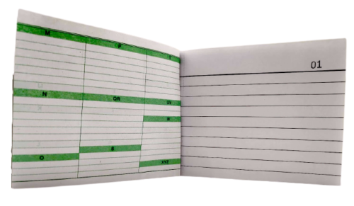 Half Size Triplicate Book Ruled & Numbered 1–50 – Carbon Copy Receipt Book with 2 Carbon Sheets | Invoice, Order & Business Record Book