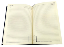 Load image into Gallery viewer, 2022 A5 Day to Page Desk Diary Planner Padded Cover Diary Office Organiser Gift
