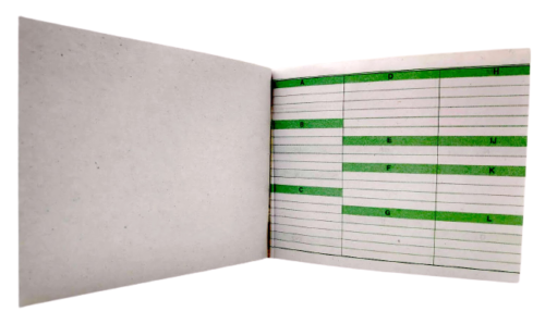 Half Size Triplicate Book Ruled & Numbered 1–50 – Carbon Copy Receipt Book with 2 Carbon Sheets | Invoice, Order & Business Record Book