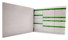 Load image into Gallery viewer, Half Size Triplicate Book Ruled Numbered 1- 50 Pages With 2 Carbon Sheets

