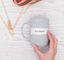 Load image into Gallery viewer, Knit Happens Novelty Mug Realistic Yarn Detailing Tea Coffee Ceramic Mug 350ml

