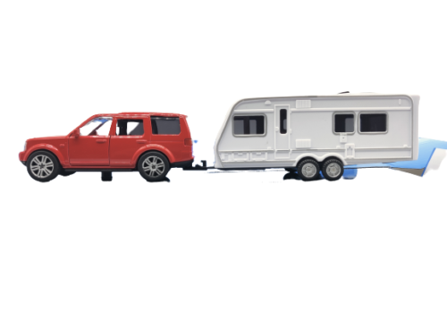 Teamsterz Car and Caravan Toy Diecast Car With Opening Doors Kids Children Gift