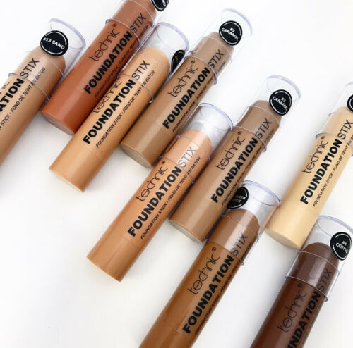 Technic Foundation Stix Light Medium Dark Skin Full Coverage Choose Your Shade