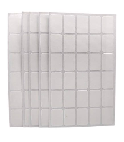 510 Small White Sticky Labels 19 x 12mm – Self-Adhesive Price Stickers & Plain Labelling Tags | Retail, Office, Craft & Home Organisation