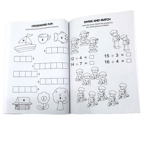 A4 Super Jumbo Kids Activity Book – 192 Pages of Animal Colouring, Puzzles & Educational Fun