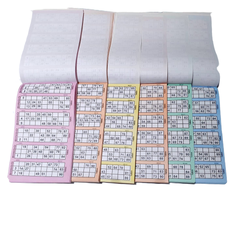 600 Bingo Tickets Book – Jumbo Bingo Pad with Bold Numbers (21 x 12cm) for Parties, Events & Games