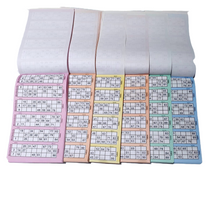 Load image into Gallery viewer, 600 x Bingo Tickets Bold Numbers Jumbo Bingo Book Pad - 21 x 12cm
