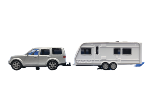 Teamsterz Car and Caravan Toy Diecast Car With Opening Doors Kids Children Gift