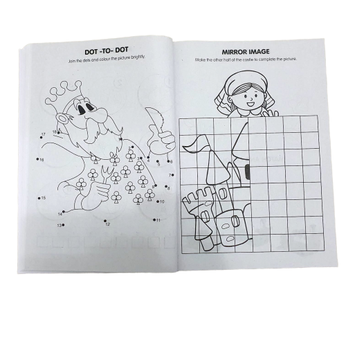 A4 Super Jumbo Kids Activity Book – 192 Pages of Animal Colouring, Puzzles & Educational Fun