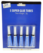 Load image into Gallery viewer, 5 Super Adhesive Glue High Quality Extra Strong Wood Metal Plastic Glass 3g
