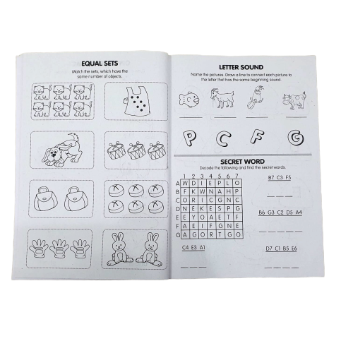 A4 Super Jumbo Kids Activity Book – 192 Pages of Animal Colouring, Puzzles & Educational Fun